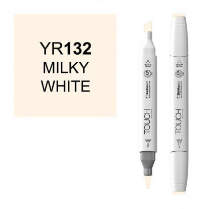 Маркер "Touch Brush" 132 молочный белый YR132